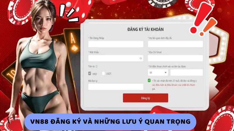 Vn88 đăng ký và những lưu ý quan trọng